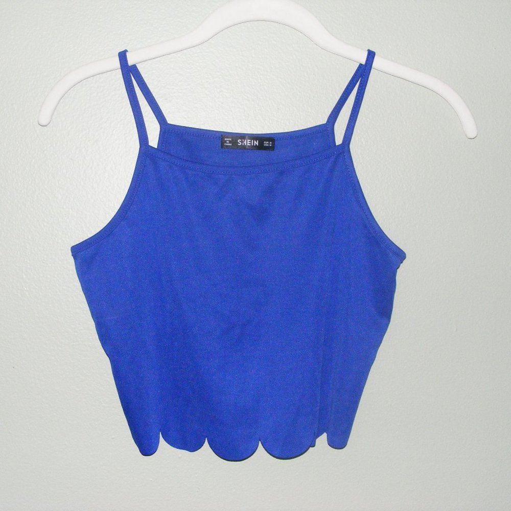 Royal Blue Cami Mid Rise